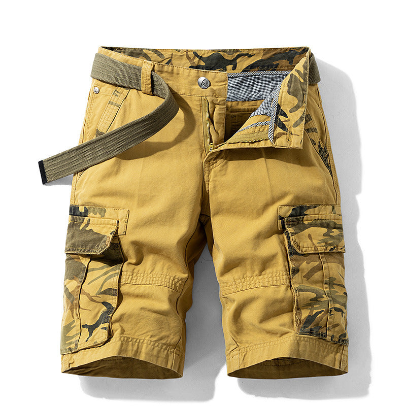 Trendy Brand Loose Five-point Overalls Shorts