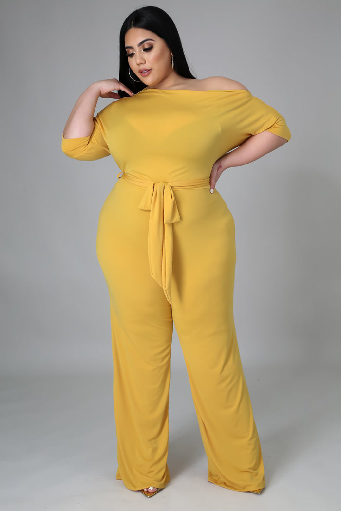 Women's Plus Size Jumpsuit Women's High Waist  Jumpsuit