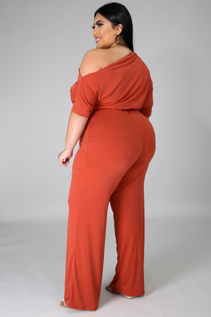 Women's Plus Size Jumpsuit Women's High Waist  Jumpsuit