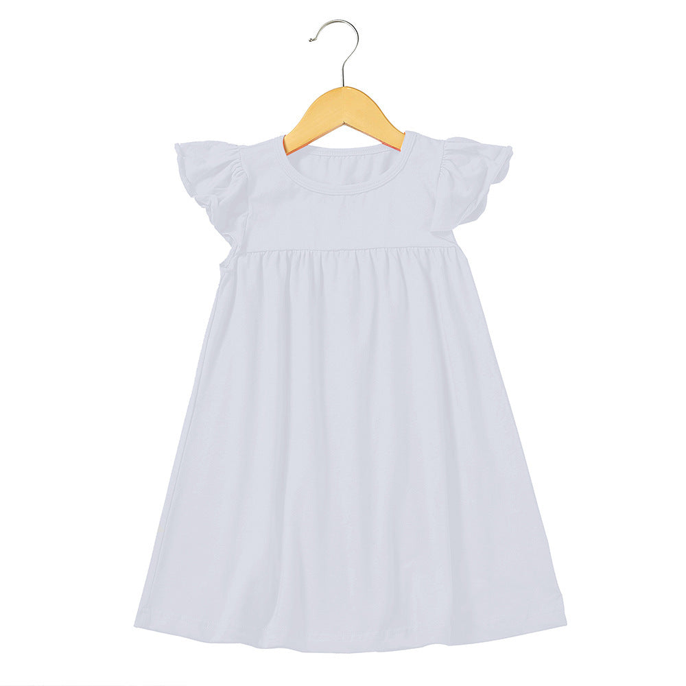 Girls Flying Sleeve Dress