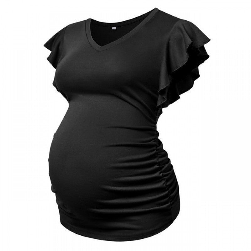 Maternity T-shirt Women's Long Sleeve Top