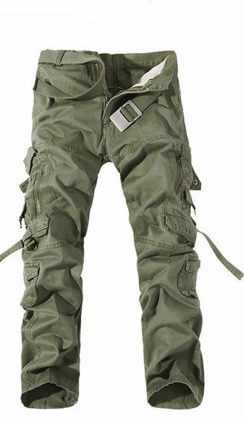 Men's Overalls Pants Fashion Solid Color Pants