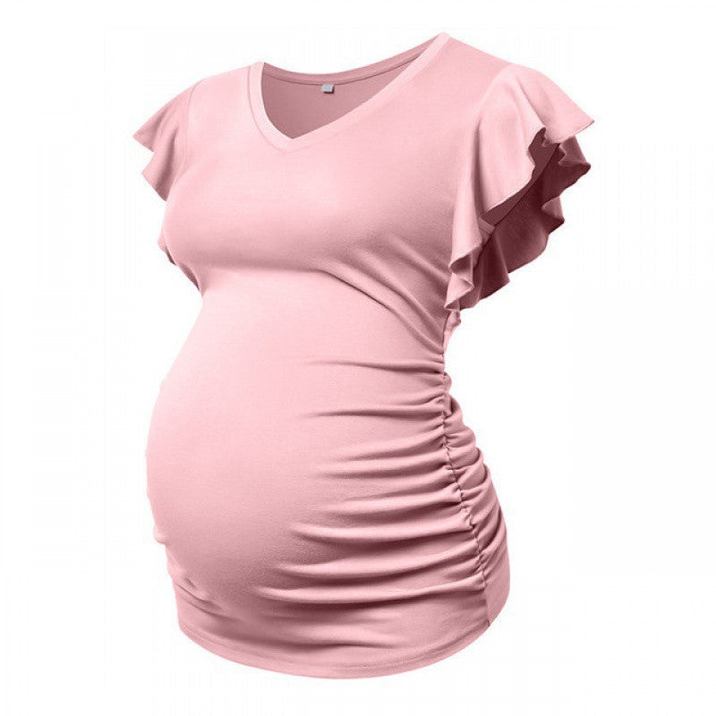 Maternity T-shirt Women's Long Sleeve Top