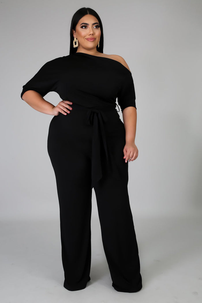 Women's Plus Size Jumpsuit Women's High Waist  Jumpsuit